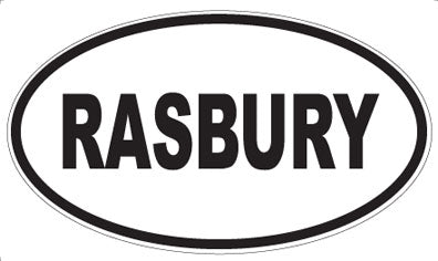 RASBURY - Oval Magnet