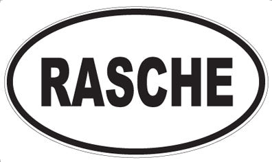RASCHE - Oval Magnet