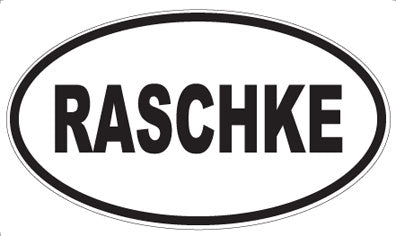 RASCHKE - Oval Magnet