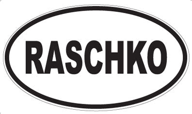 RASCHKO - Oval Magnet