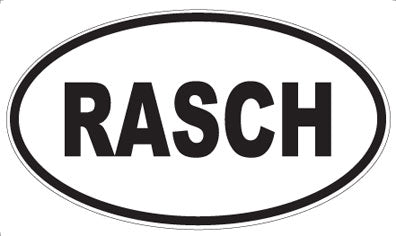 RASCH - Oval Magnet