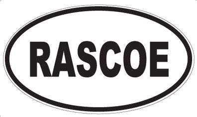RASCOE - Oval Magnet