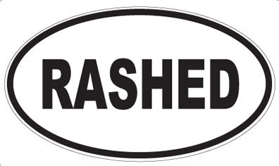 RASHED - Oval Magnet