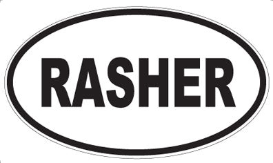 RASHER - Oval Magnet
