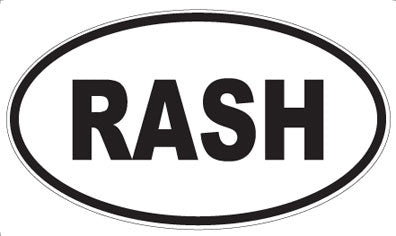RASH - Oval Magnet