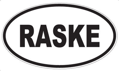 RASKE - Oval Magnet