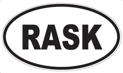 RASK - Oval Magnet