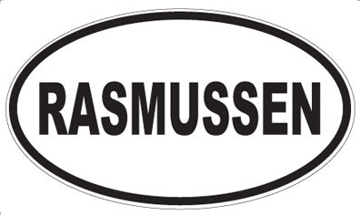 RASMUSSEN - Oval Magnet