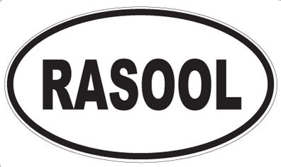 RASOOL - Oval Magnet