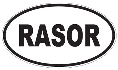RASOR - Oval Magnet