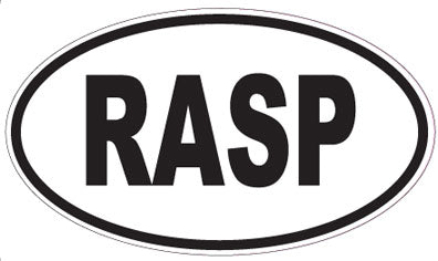 RASP - Oval Sticker