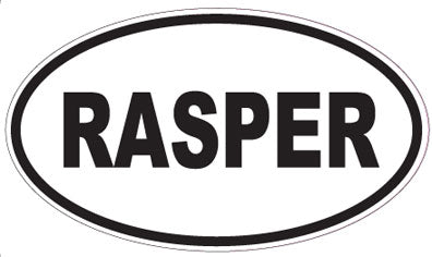 RASPER - Oval Sticker
