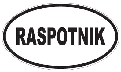 RASPOTNIK - Oval Magnet