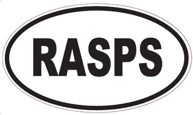 RASPS - Oval Sticker