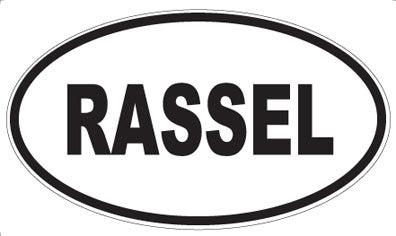 RASSEL - Oval Magnet