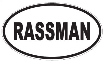 RASSMAN - Oval Magnet