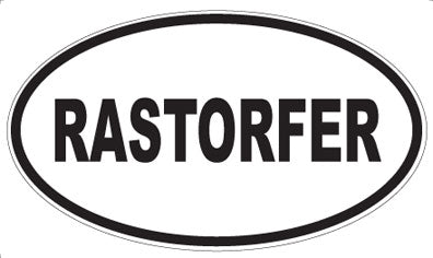 RASTORFER - Oval Magnet