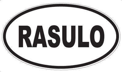 RASULO - Oval Magnet