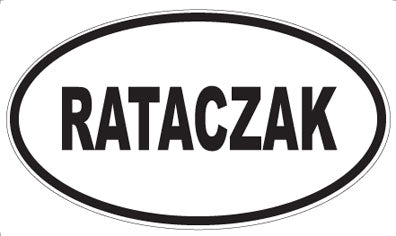 RATACZAK - Oval Sticker