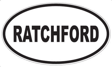 RATCHFORD - Oval Magnet