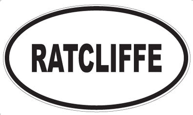 RATCLIFFE - Oval Magnet