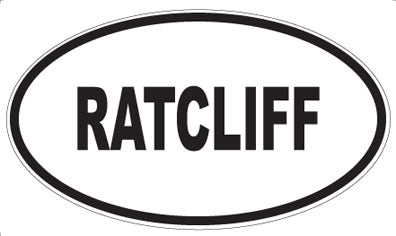 RATCLIFF - Oval Magnet