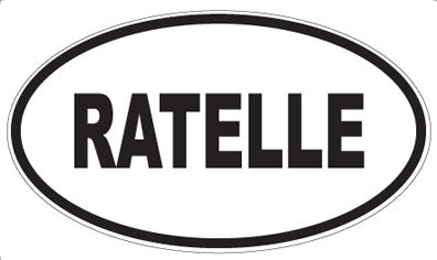 RATELLE - Oval Magnet