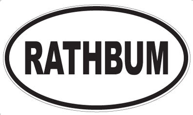 RATHBUM - Oval Magnet
