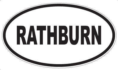 RATHBURN - Oval Magnet