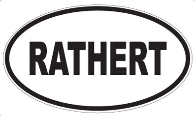 RATHERT - Oval Magnet