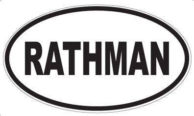 RATHMAN - Oval Magnet