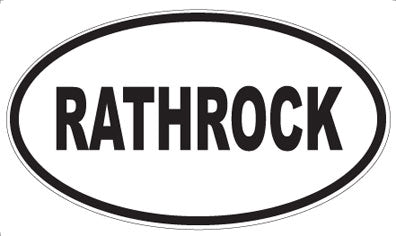 RATHROCK - Oval Sticker