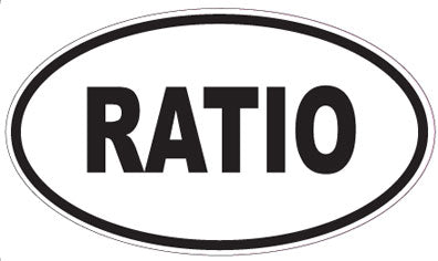 RATIO - Oval Magnet