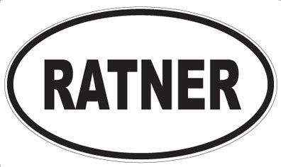 RATNER - Oval Magnet