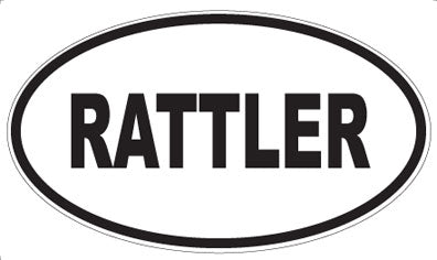 RATTLER - Oval Magnet