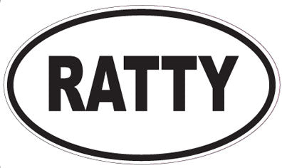 RATTY - Oval Magnet
