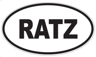 RATZ - Oval Magnet