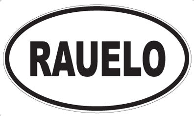 RAUELO - Oval Magnet