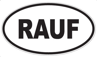 RAUF - Oval Magnet
