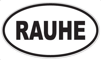 RAUHE - Oval Magnet