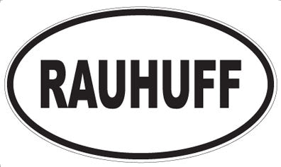 RAUHUFF - Oval Magnet