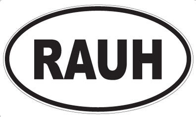RAUH - Oval Magnet