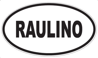RAULINO - Oval Sticker