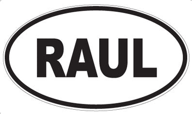 RAUL - Oval Magnet