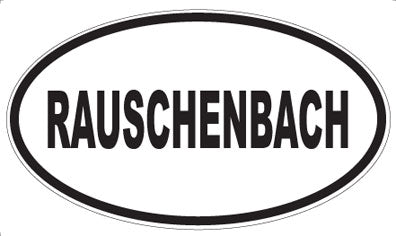 RAUSCHENBACH - Oval Magnet