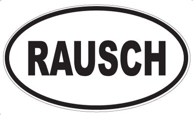 RAUSCH - Oval Magnet