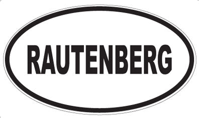 RAUTENBERG - Oval Magnet