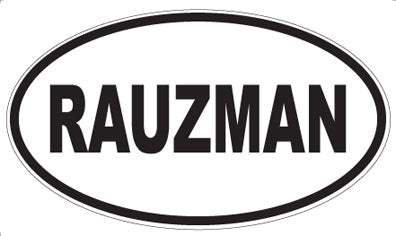 RAUZMAN - Oval Magnet