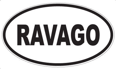 RAVAGO - Oval Magnet
