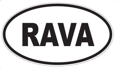 RAVA - Oval Magnet